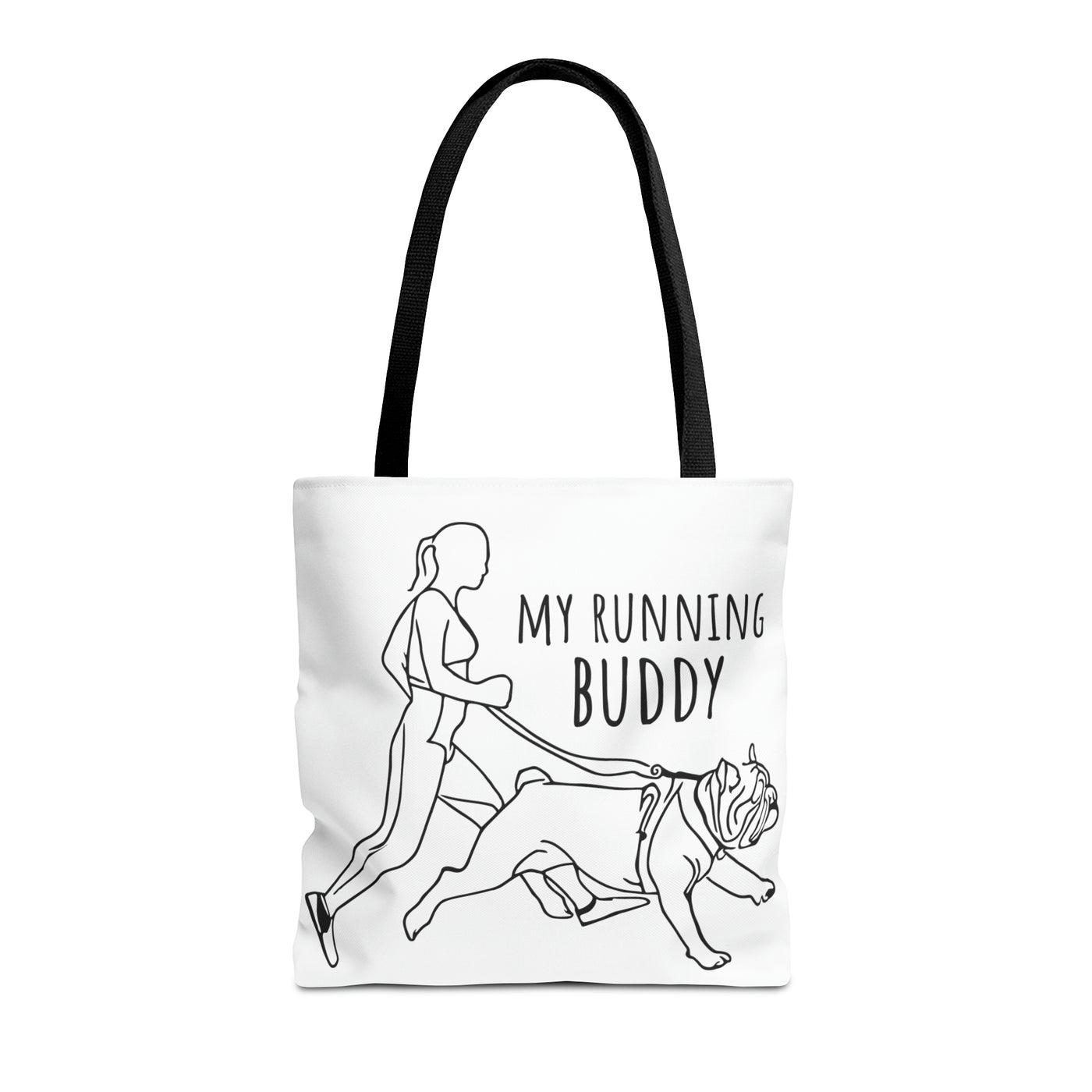 My Running Buddy Tote Bag