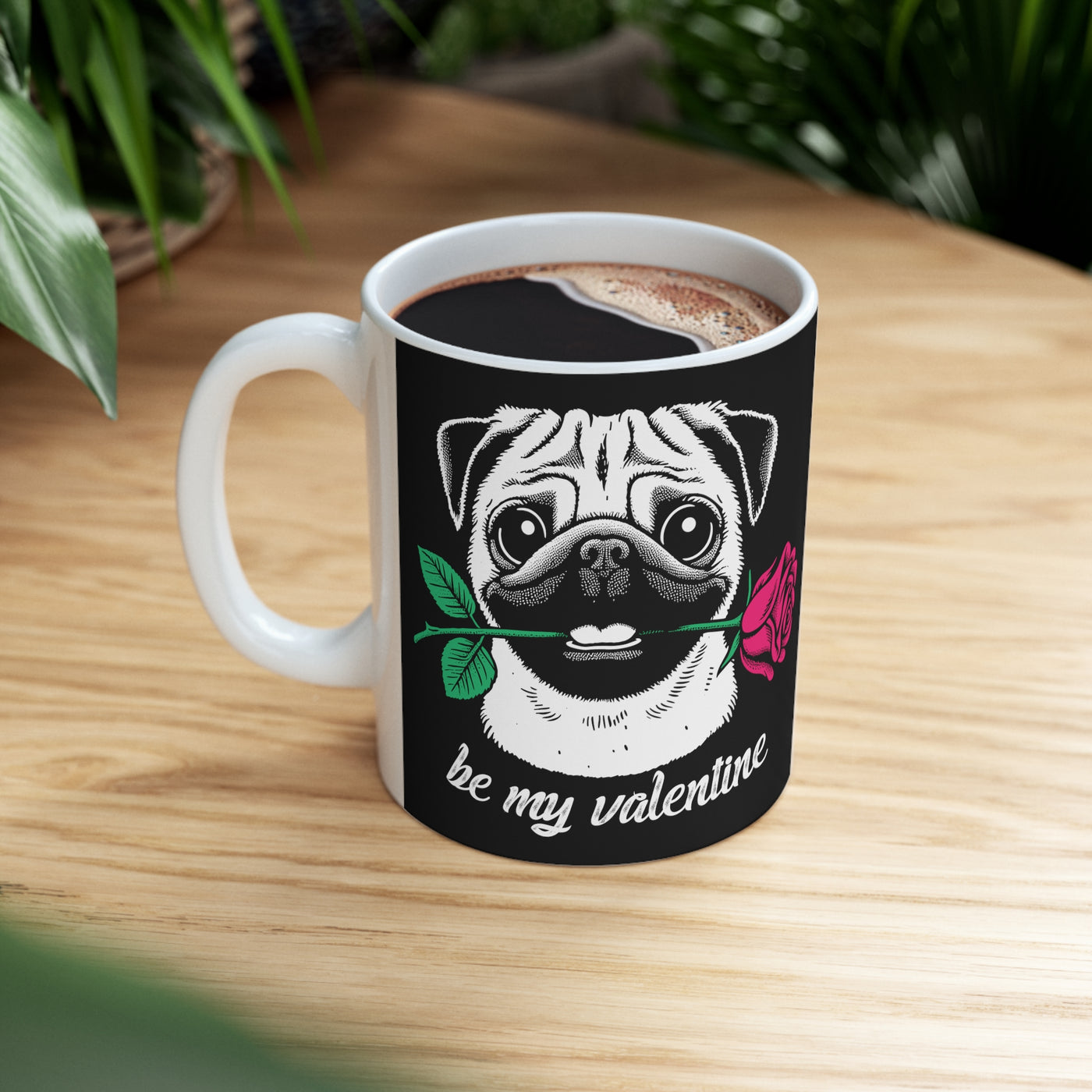 Be My Valentine Ceramic Mug - Rocking The Dog Mom Life