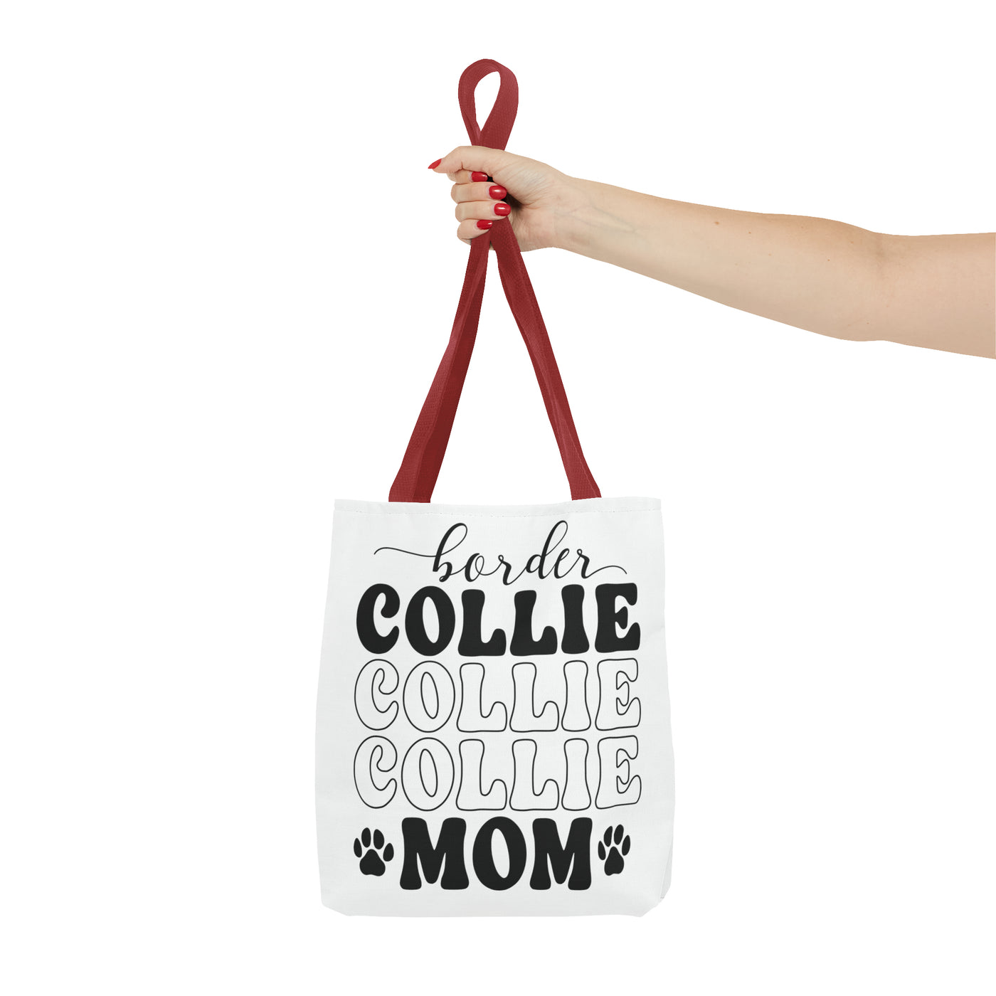Border Collie Mom Tote Bag