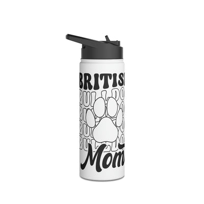 British Bulldog Mom Version 1 Water Bottle