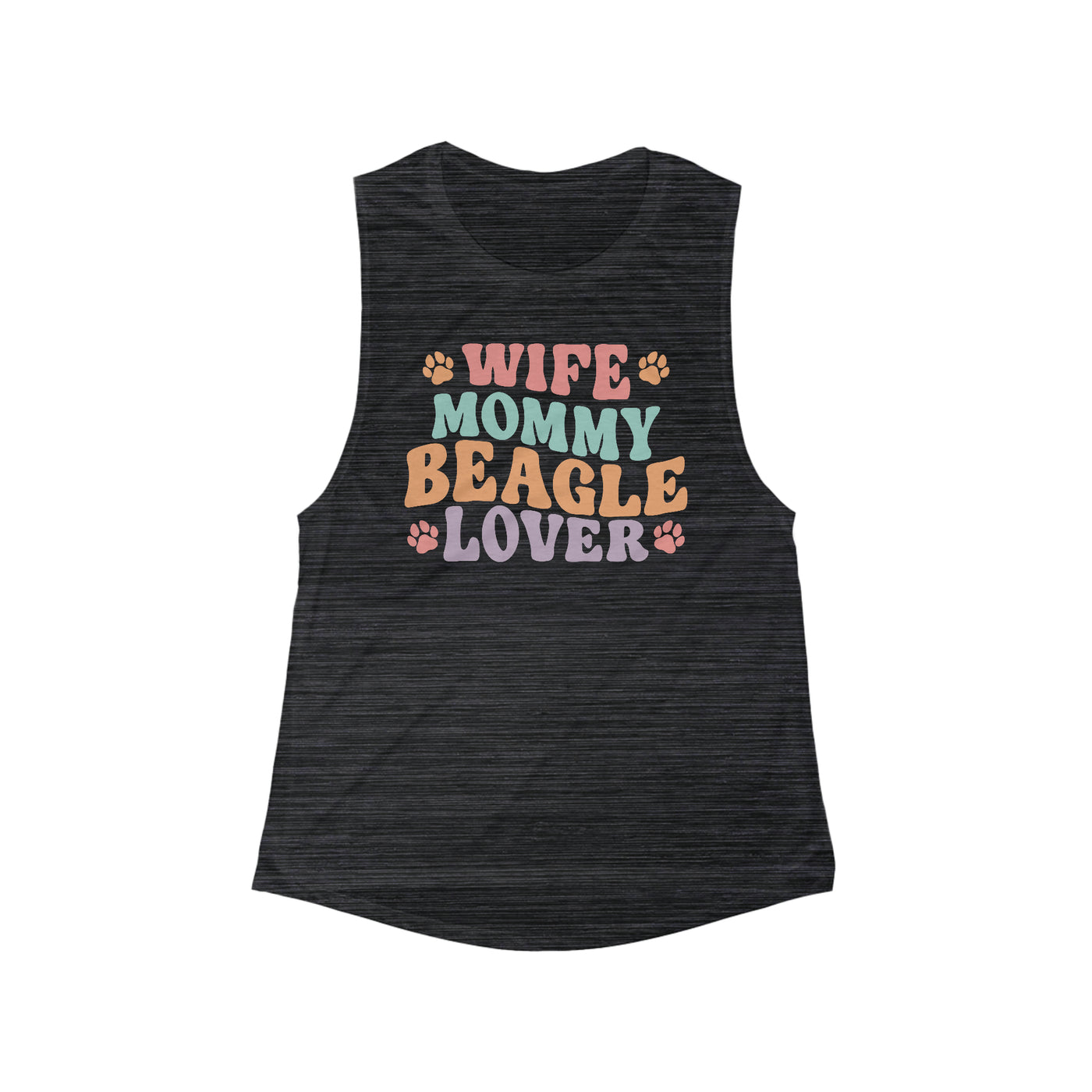 Wife Mommy Beagle Lover Muscle Tank
