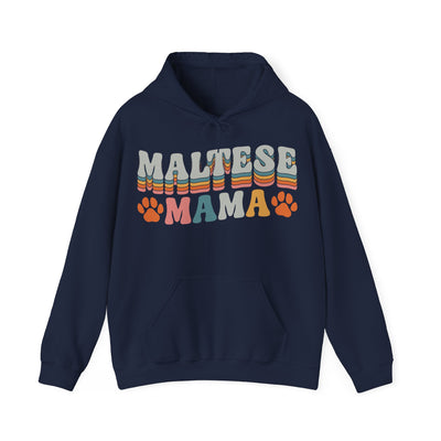 Maltese Mama Colored Print Hoodie