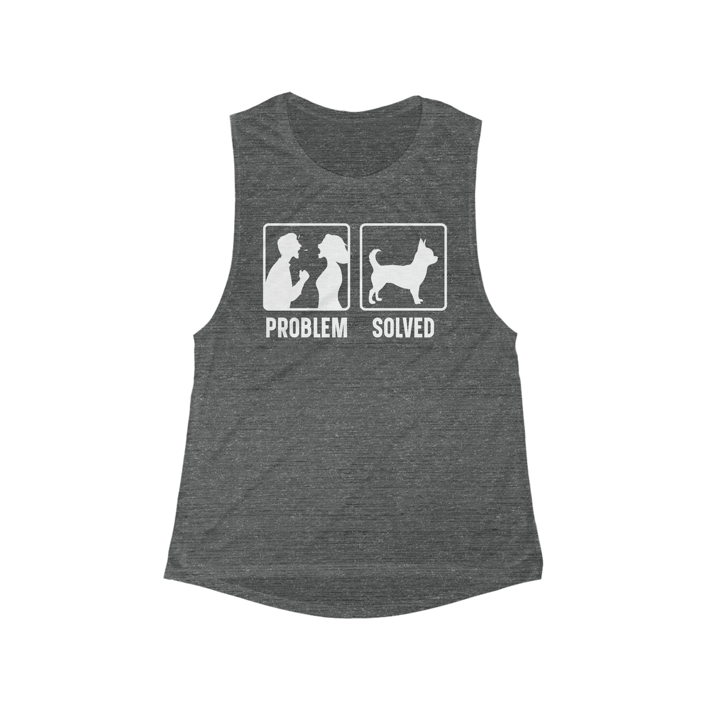 Chihuahua Problem Solved Muscle Tank