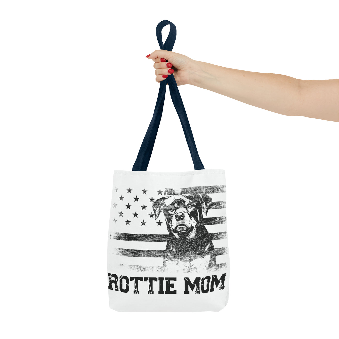 American Rottweiler Mom Tote Bag