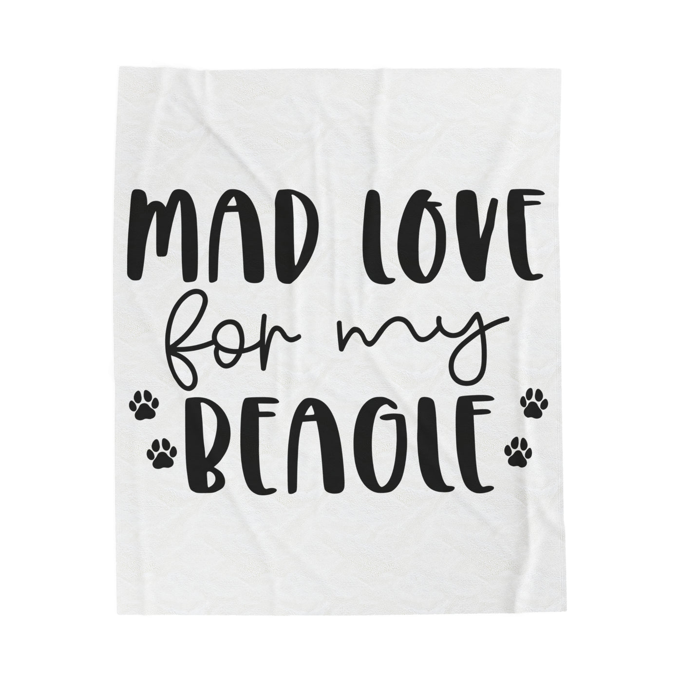 Mad Love For My Beagle Blanket