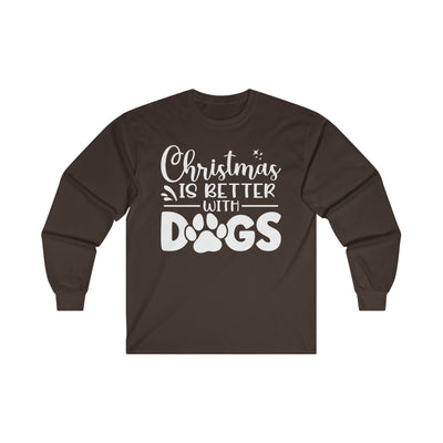 Christmas is Better with Dogs Longsleeve