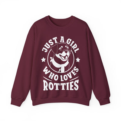 Just A Girl Who Loves Rotties Sweatshirt