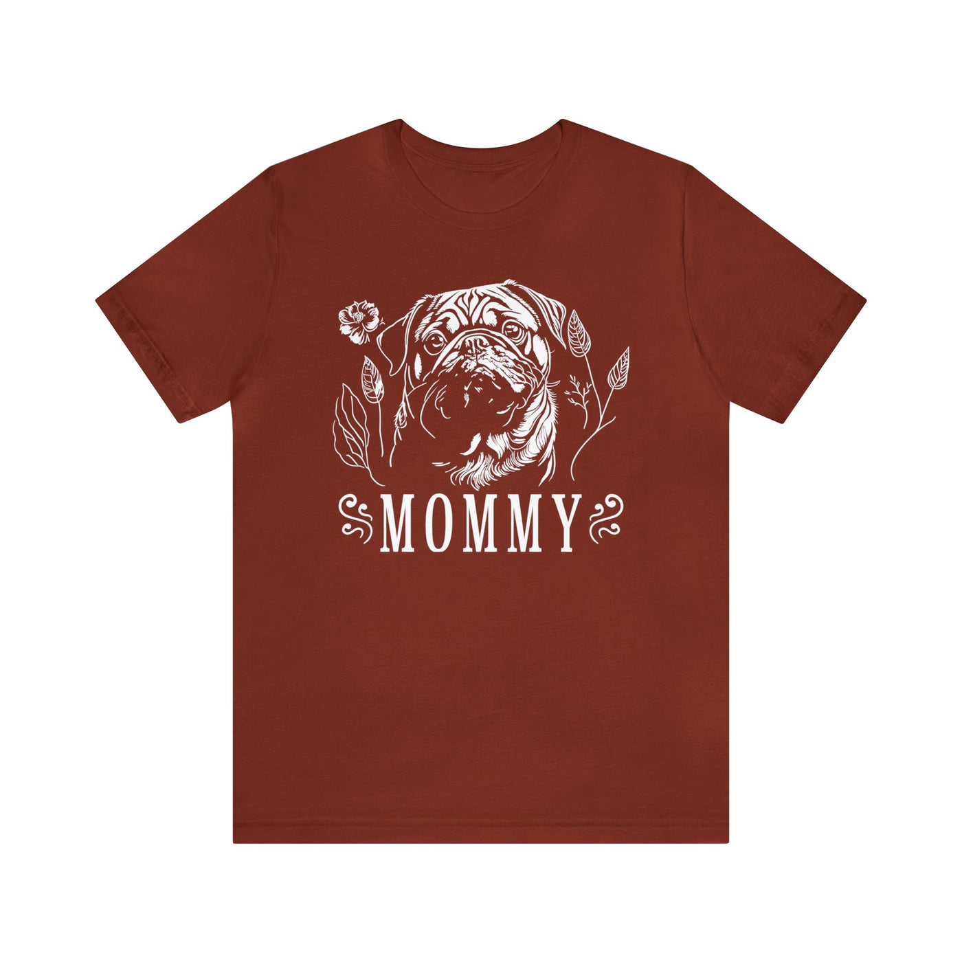 Pug Floral T-Shirt