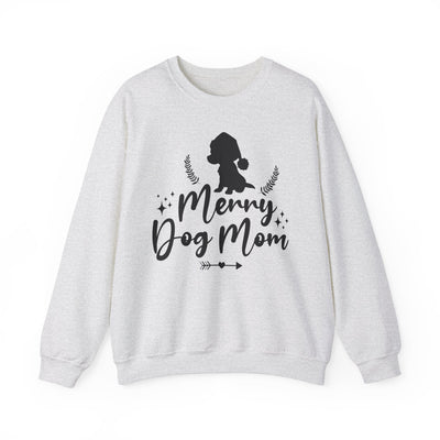 Merry Dog Mom Black Print Sweatshirt