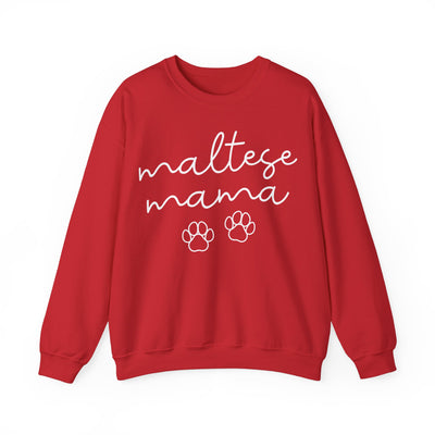 Maltese Mama Script Sweatshirt