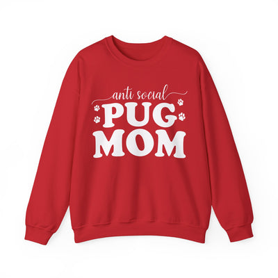 Anti Social Pug Mom  Sweatshirt