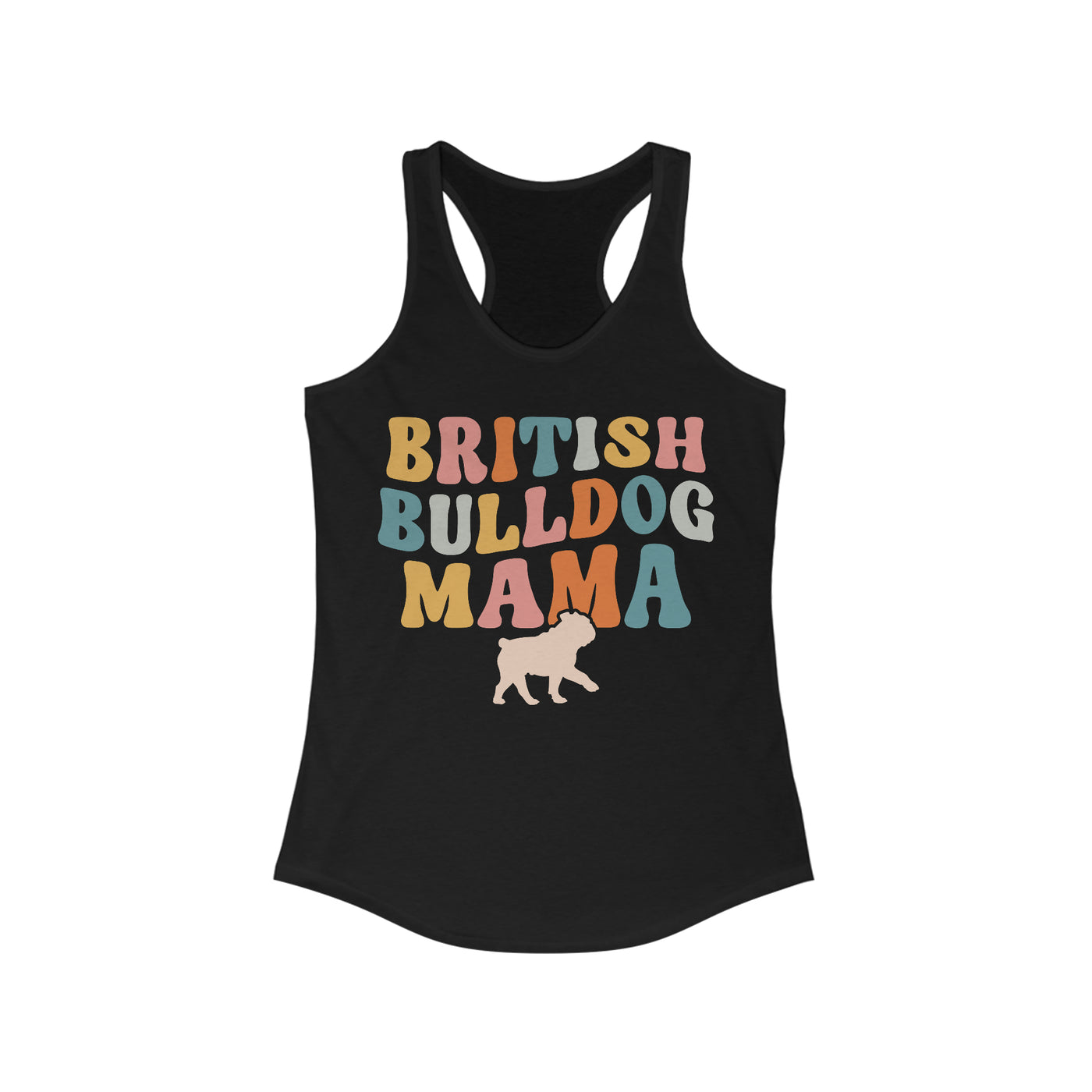 British Bulldog Mama Pastel Tank Top
