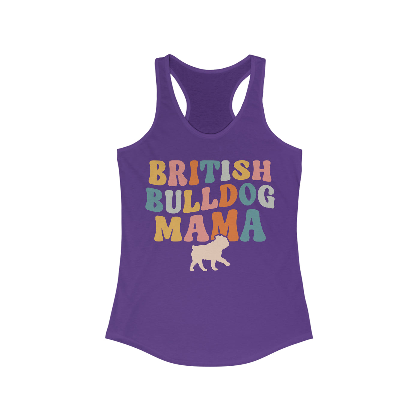 British Bulldog Mama Pastel Tank Top