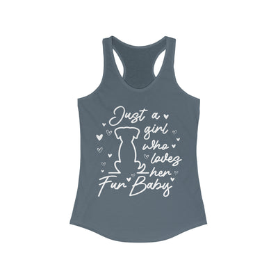 Just A Girl Who Loves Her Fur Baby V2 Tank Top