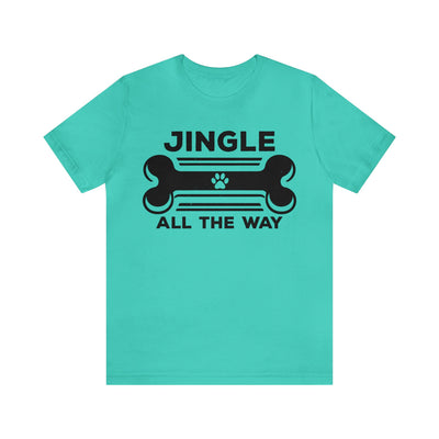 Jingle All The Way Black Print T-Shirt