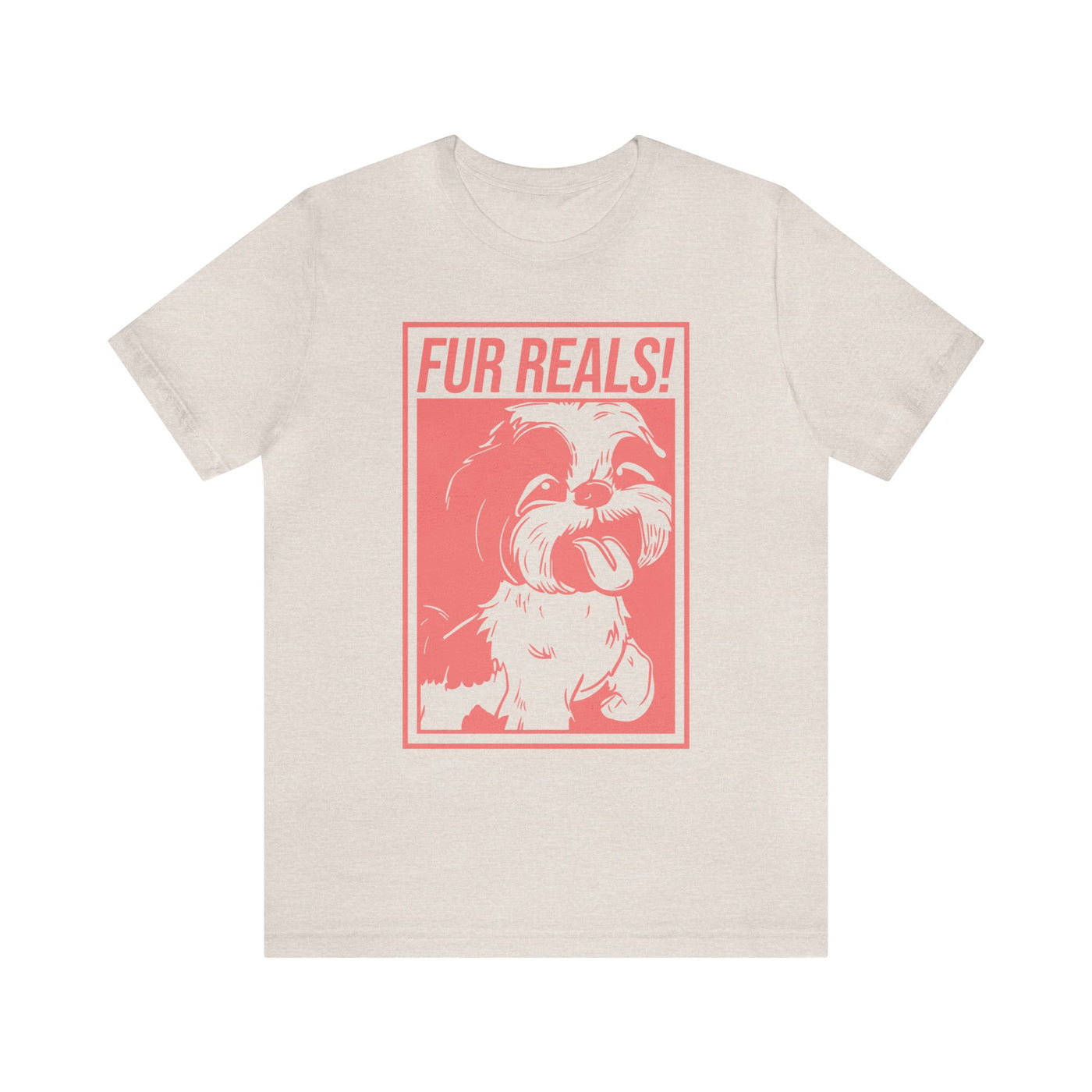 Fur Real Shih Tzu Colored Print T-Shirt