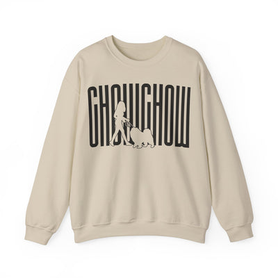 Chow Chow Dog Walking Sweatshirt