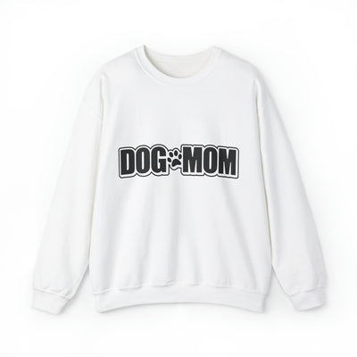 Dog mom paw Black Print Sweatshirt
