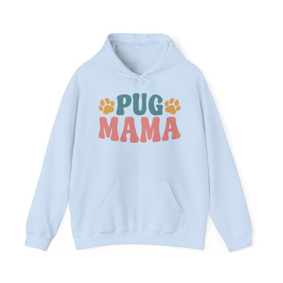 Pug Mama Colored Print Hoodie