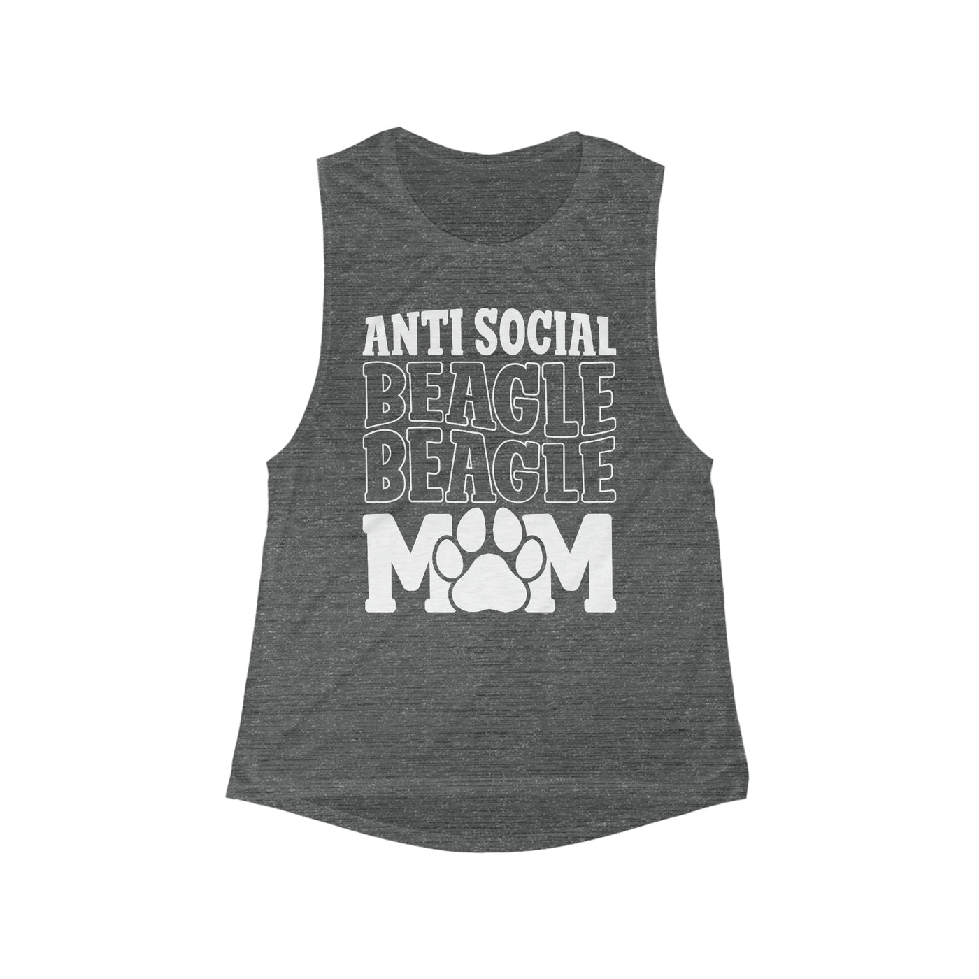 Antisocial Beagle Mom Muscle Tank