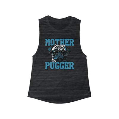 Mother Pugger Colored Print Muscle Tank