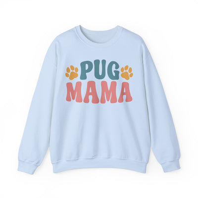 Pug Mama Colored Print Sweatshirt