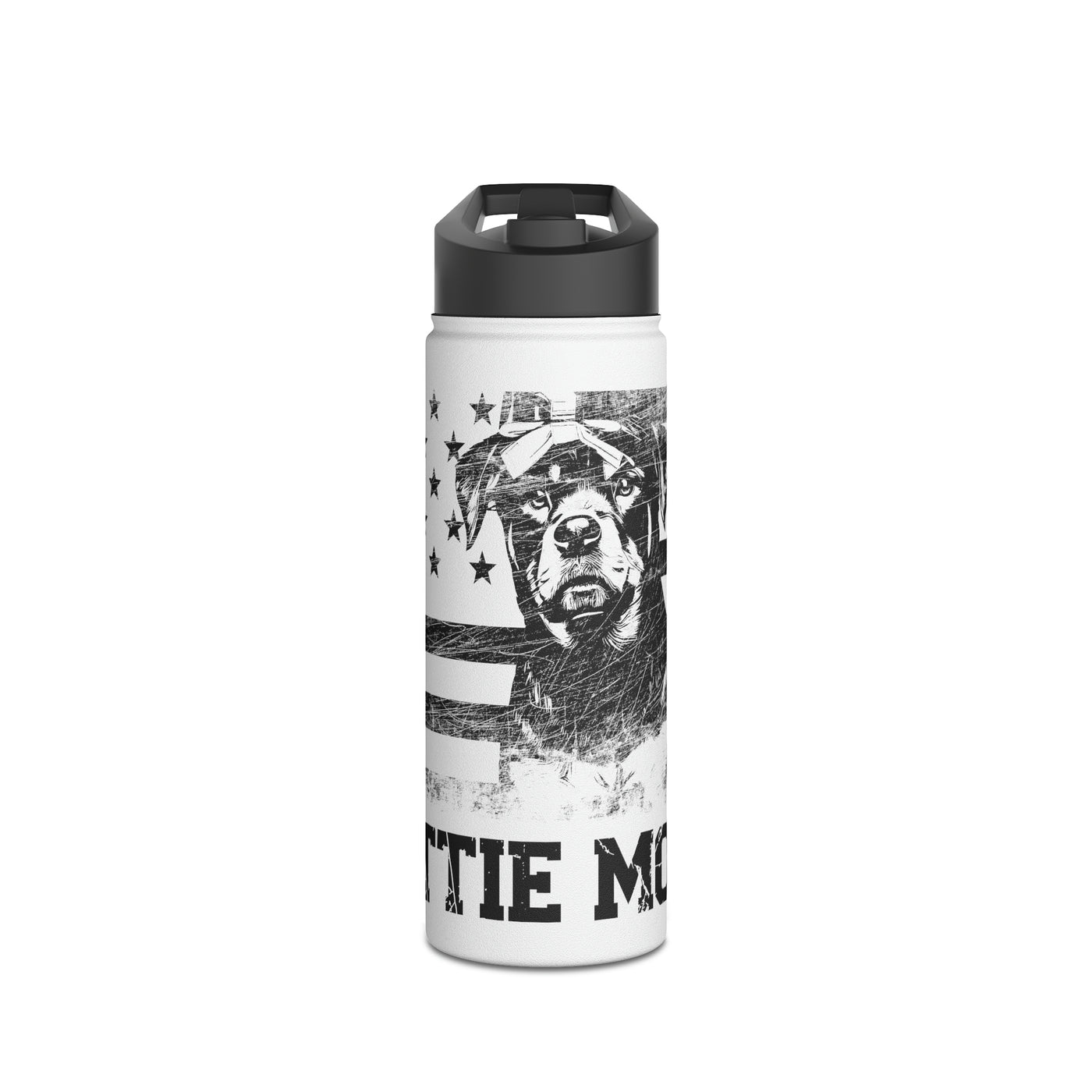 American Rottweiler Mom Water Bottle
