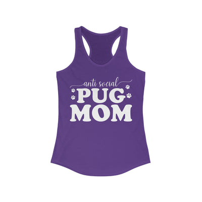 Anti Social Pug Mom Tank Top