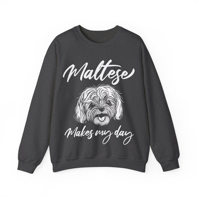 Maltese Makes My Day Sweatshirt