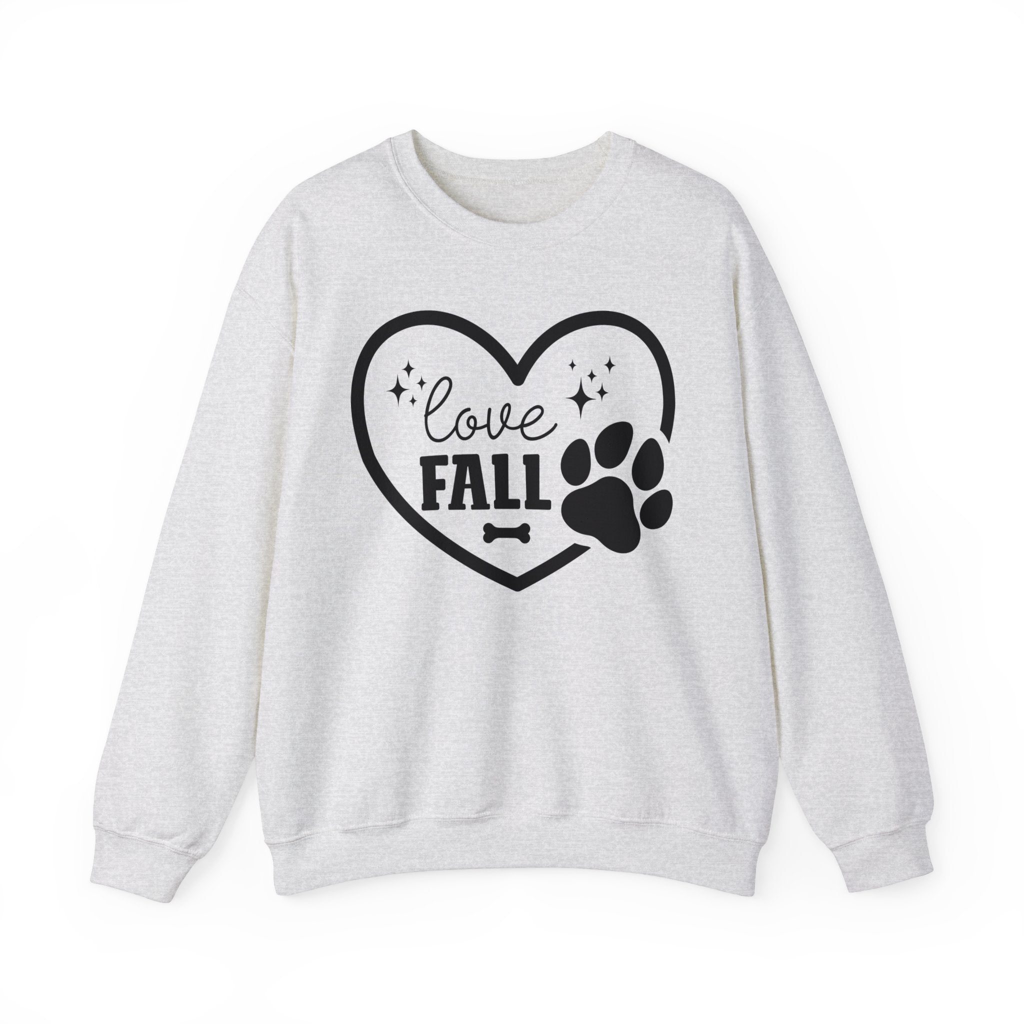 Love Fall Black Print Sweatshirt