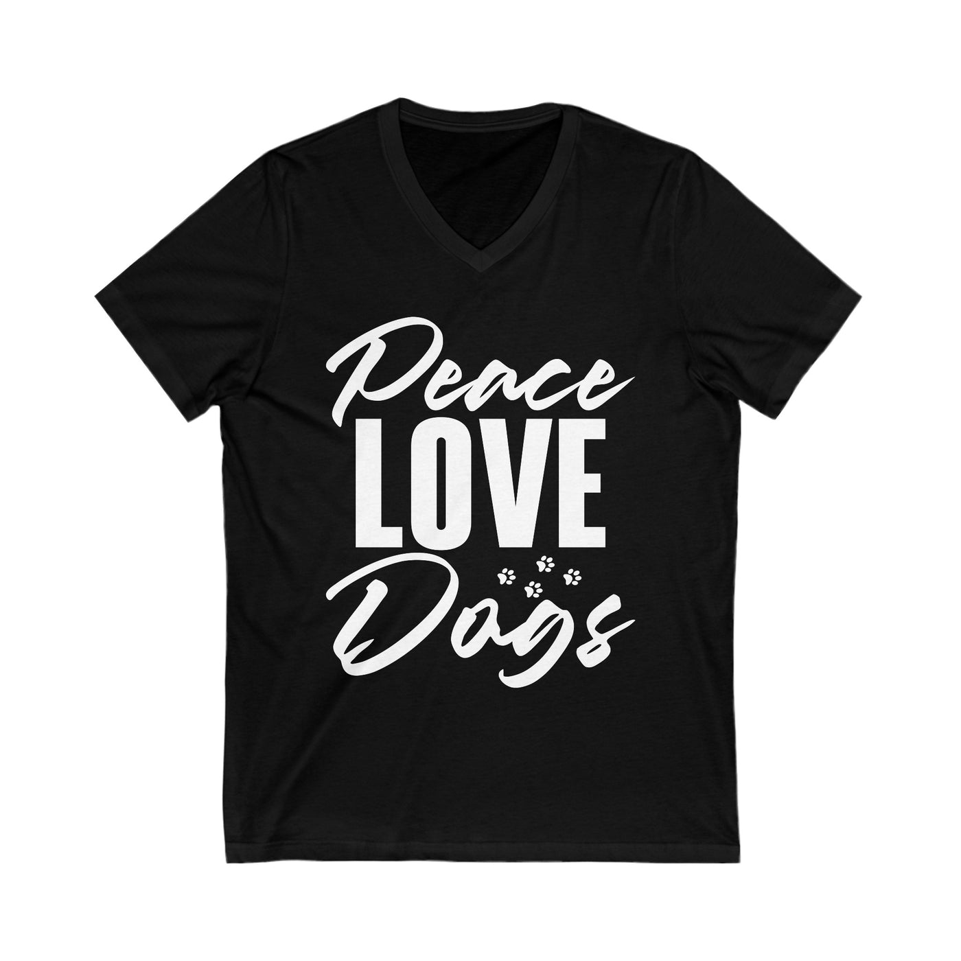Peace Love Dogs V-Neck
