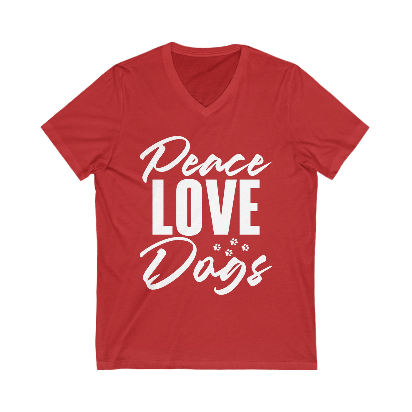 Peace Love Dogs V-Neck