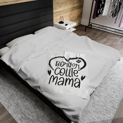Border Collie Mama Blanket