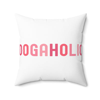 Dogaholic Square Pillow