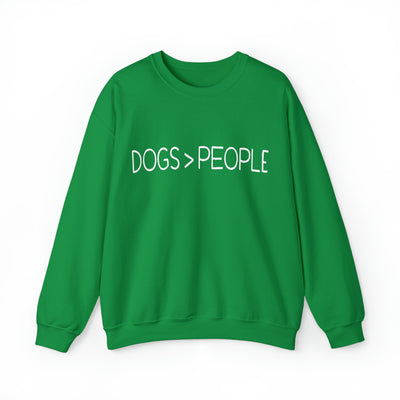 Dogs > People white print Sweatshirt