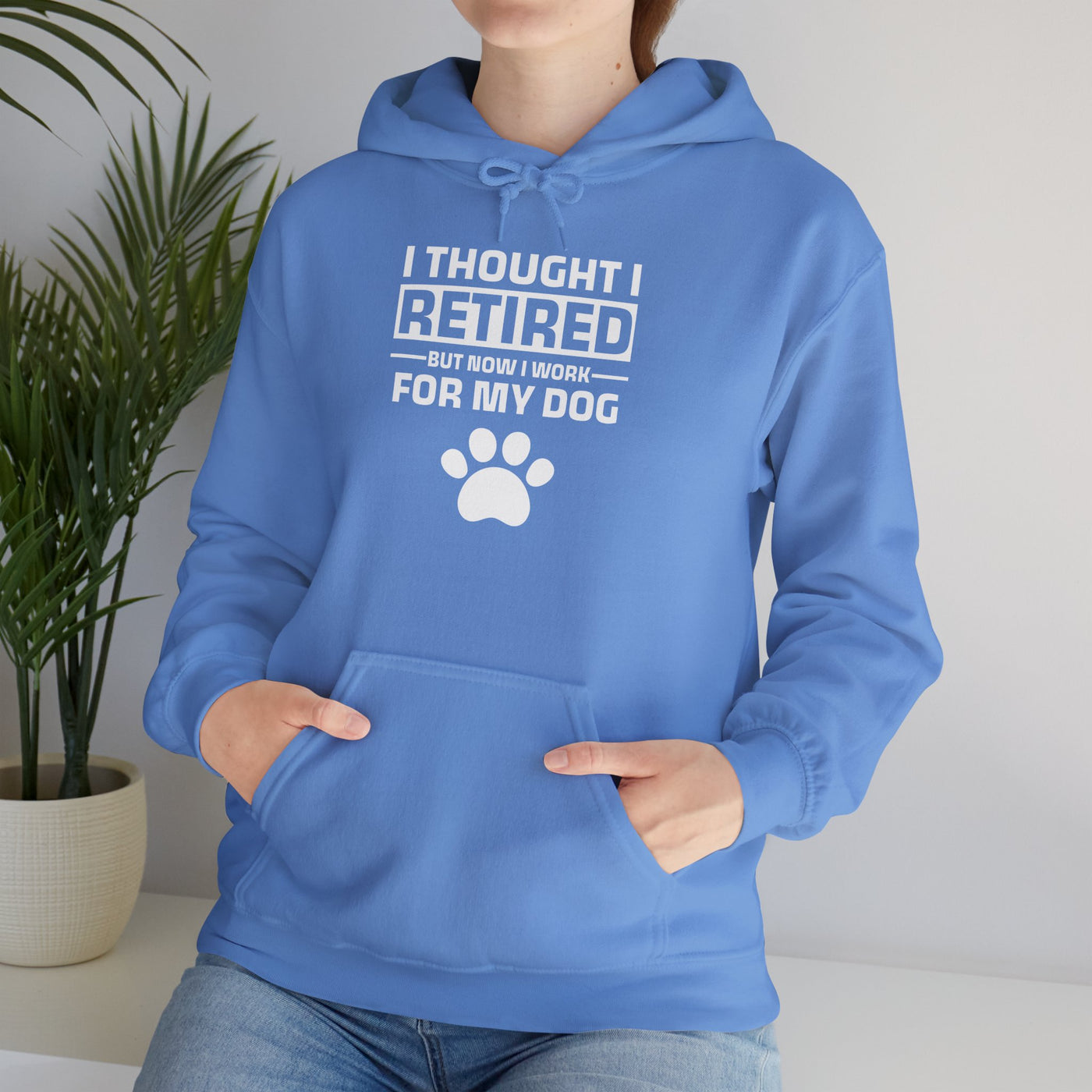 I Thought I Retired But Now I Work For My Dog Hoodie
