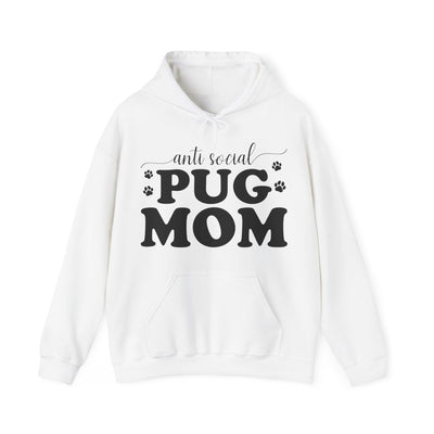Anti Social Pug Mom Hoodie