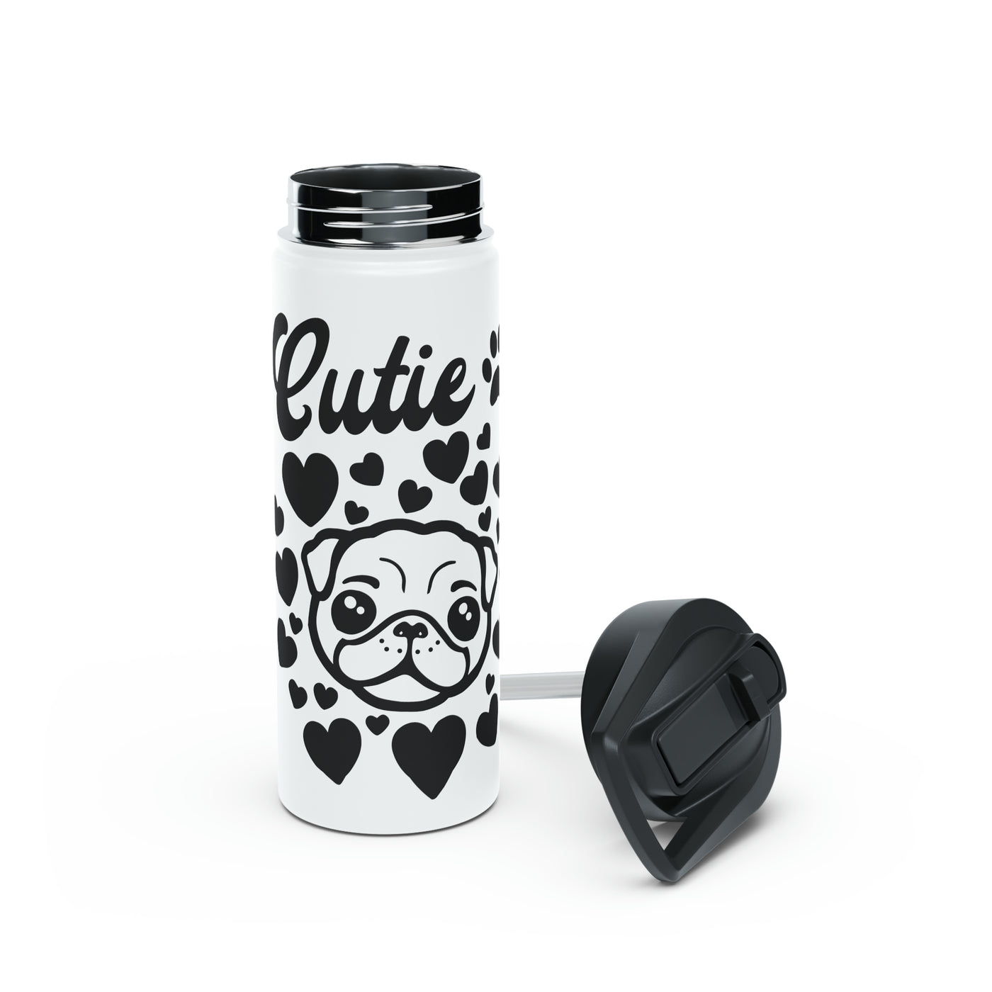 Cutie Pug Water Bottle