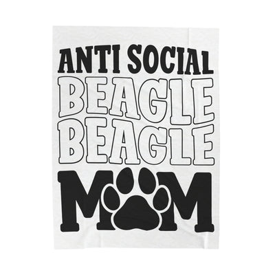 Antisocial Beagle Mom Blanket