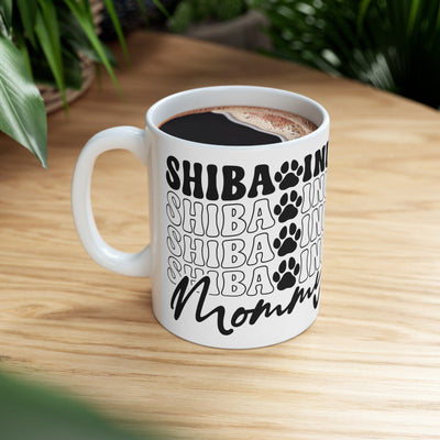 Shiba Inu Mommy Ceramic Mug 11oz
