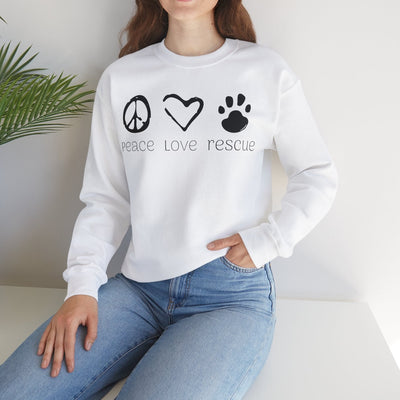 Peace Love Rescue Sweatshirt