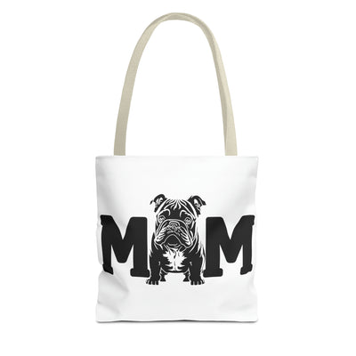 Mom British Bulldog Tote Bag