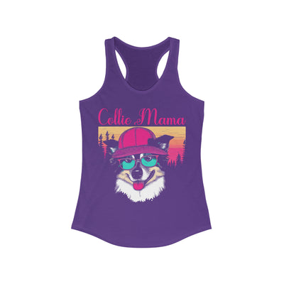 Collie Mama Colored Print Tank Top