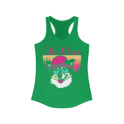 Collie Mama Colored Print Tank Top
