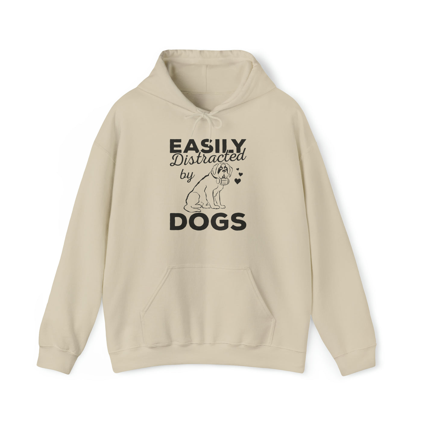 Easily Distracted By Dogs Version 1 Hoodie