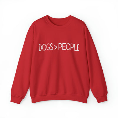 Dogs > People white print Sweatshirt