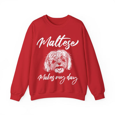 Maltese Makes My Day Sweatshirt