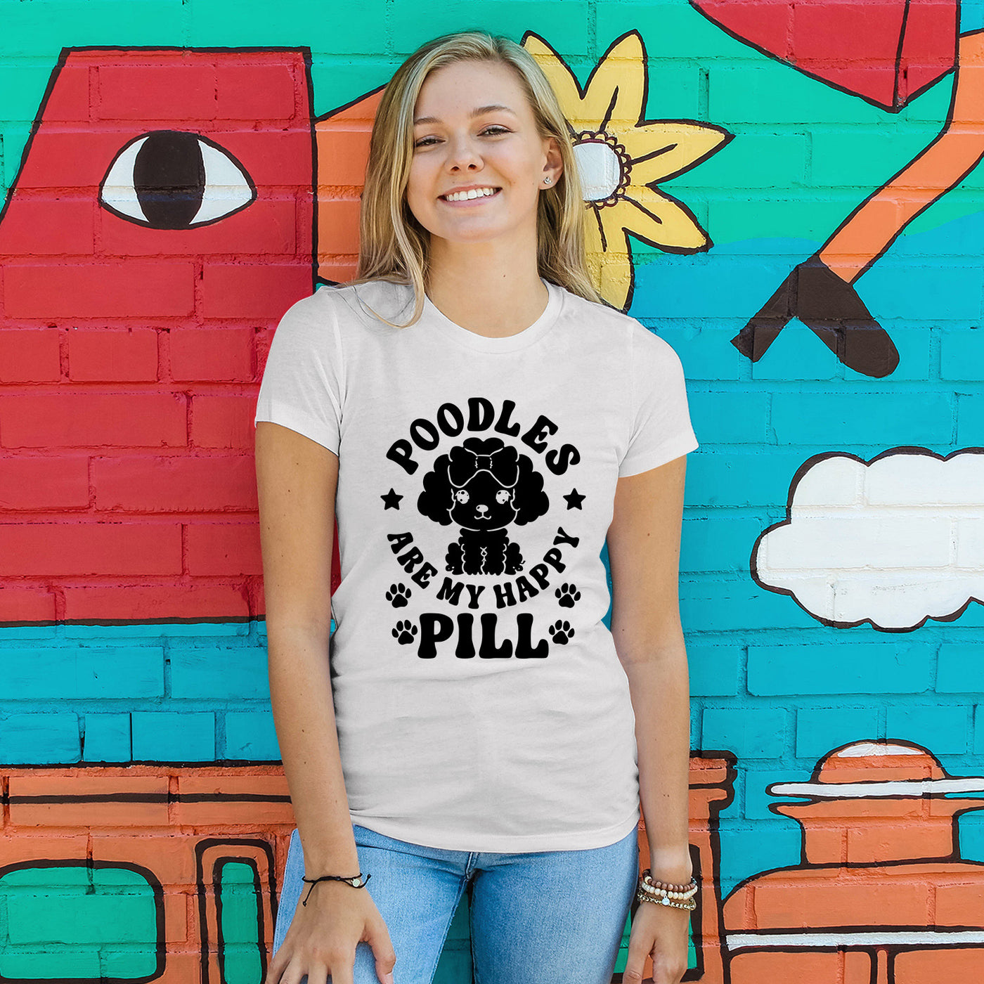 Poodles Are My Happy Pill T-Shirt