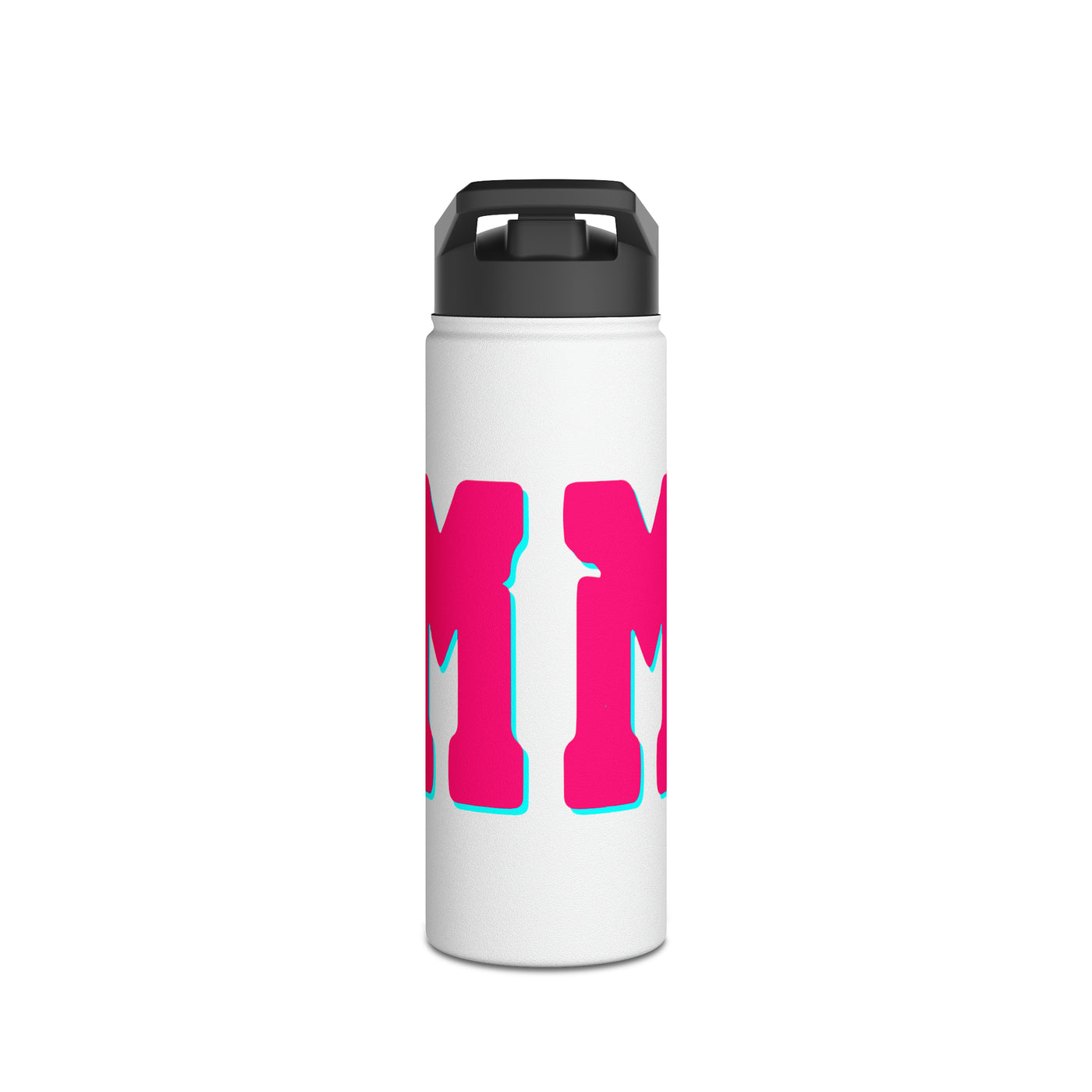 Pug Mom Colored Print Water Bottle