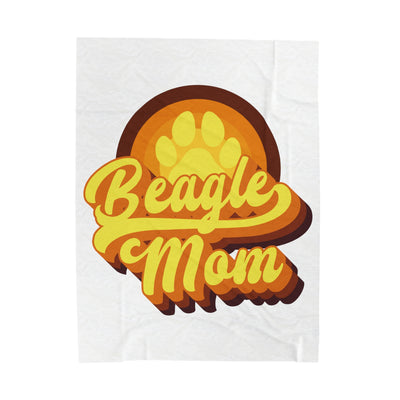 Retro Beagle Mom Blanket